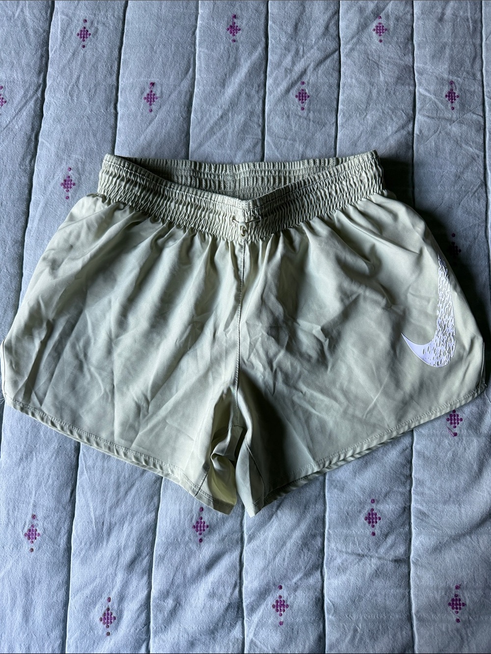 Nike Women’s Pale Green Athletic Running Shorts